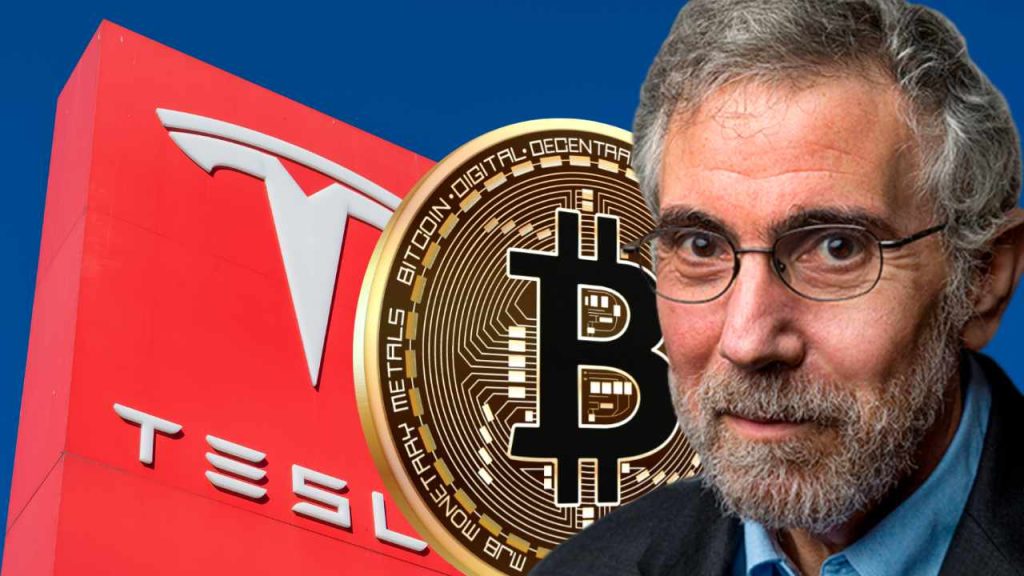 Nobel Prize Laureate Paul Krugman Likens Tesla to Bitcoin — Says They 'Have More in Common Than You Think'