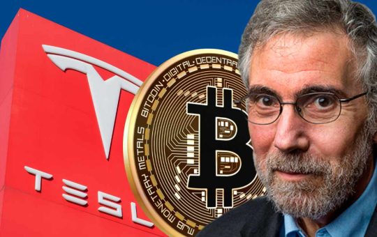 Nobel Prize Laureate Paul Krugman Likens Tesla to Bitcoin — Says They 'Have More in Common Than You Think'