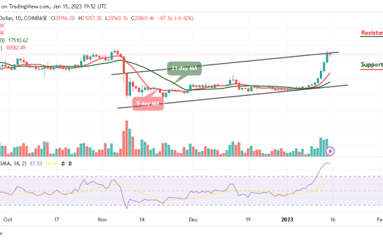 Bitcoin Price Prediction for Today, January 15: BTC/USD Likely to Revisit the $21,000 Level