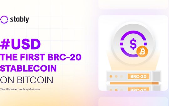 Stably Launches #USD as the First BRC20 Stablecoin on the Bitcoin Network