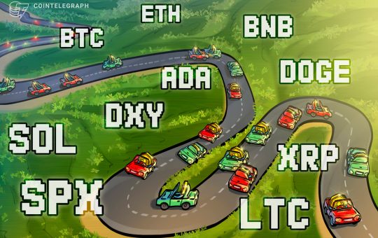 Price analysis 6/26: SPX, DXY, BTC, ETH, BNB, XRP, ADA, DOGE, SOL, LTC