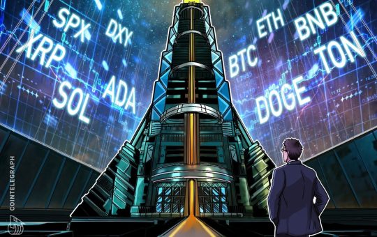 Price analysis 11/6: SPX, DXY, BTC, ETH, BNB, XRP, SOL, ADA, DOGE, TON