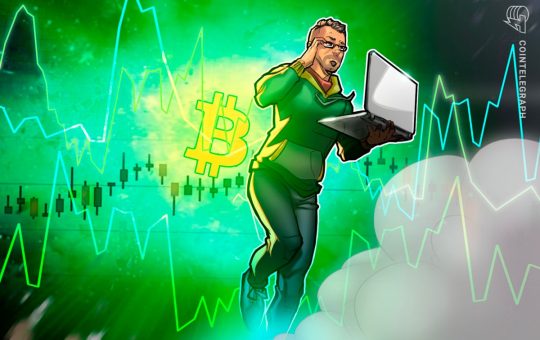 Bitcoin sees best monthly close in 19 months as BTC price taps $38K